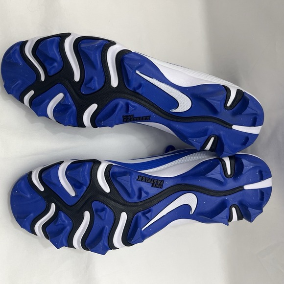 Nike Vapor Edge Shark 2  Football Cleats DH5088-400 Blue White Mens size 11.5
